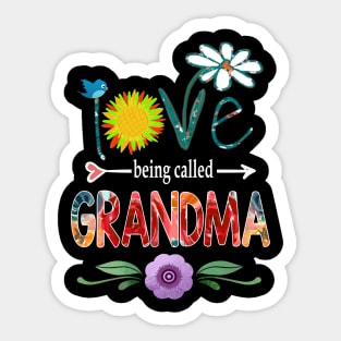 grandma i love being called grandma Sticker